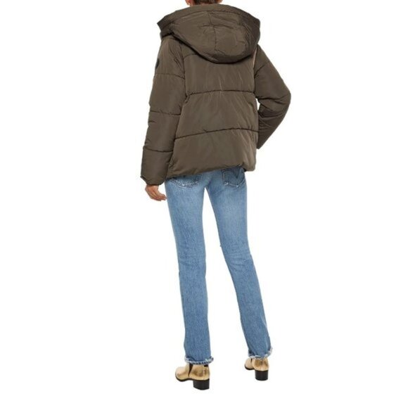 DKNY Quilted Shell Hooded Coat - Picture 2 of 6